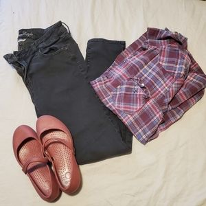 10S Black AE Super Skinny Jeans
